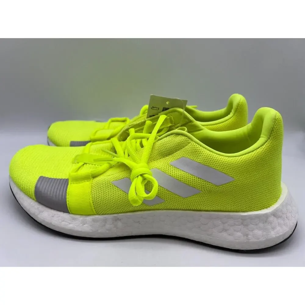 adidas Men's Senseboost GO Running Shoes Neon/Yellow Sneakers EF1580 Size 8.5